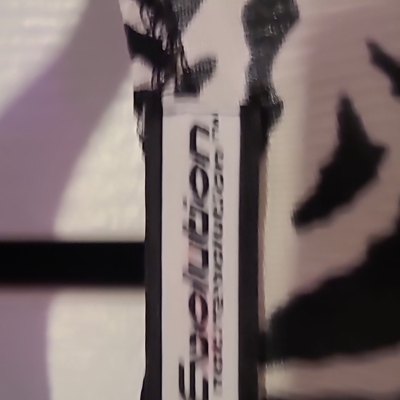 Evolution not Revolution zebra print,flair arm - Picture 2 of 4